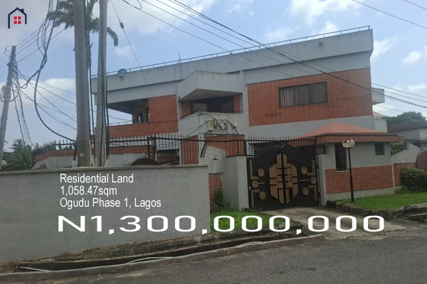 Land with structure for sale in Ogudu Phase 1