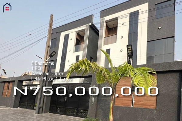 A duplex for sale in Lekki Phase 1