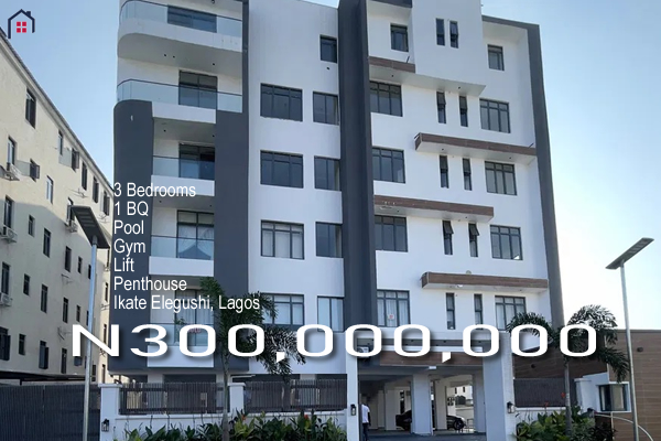 A penthouse for sale in Ikate