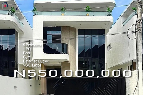 A detached duplex for sale in VGC